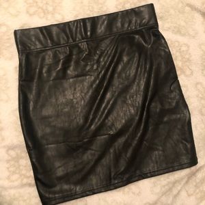 SOLD** Mini Leather Skirt